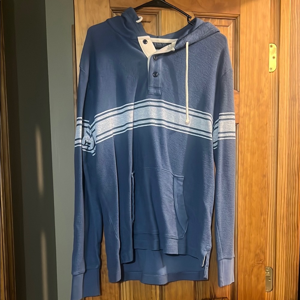 American Eagle Outfitters Blue Hooded Sweatshirt